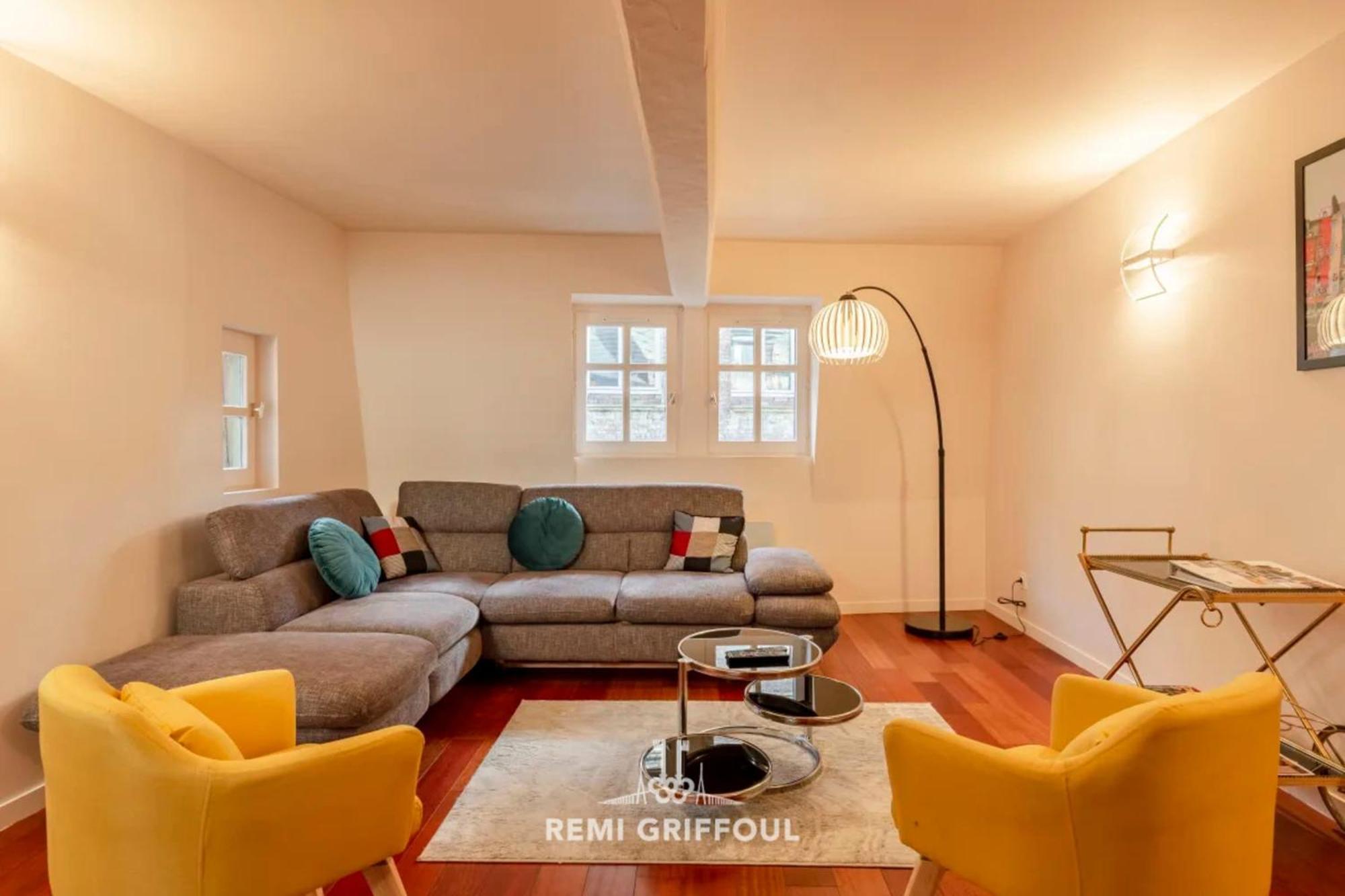Апартаменты Le Reve D'Alice Charming Duplex 80 M 4 People Heart Of Онфлёр Экстерьер фото