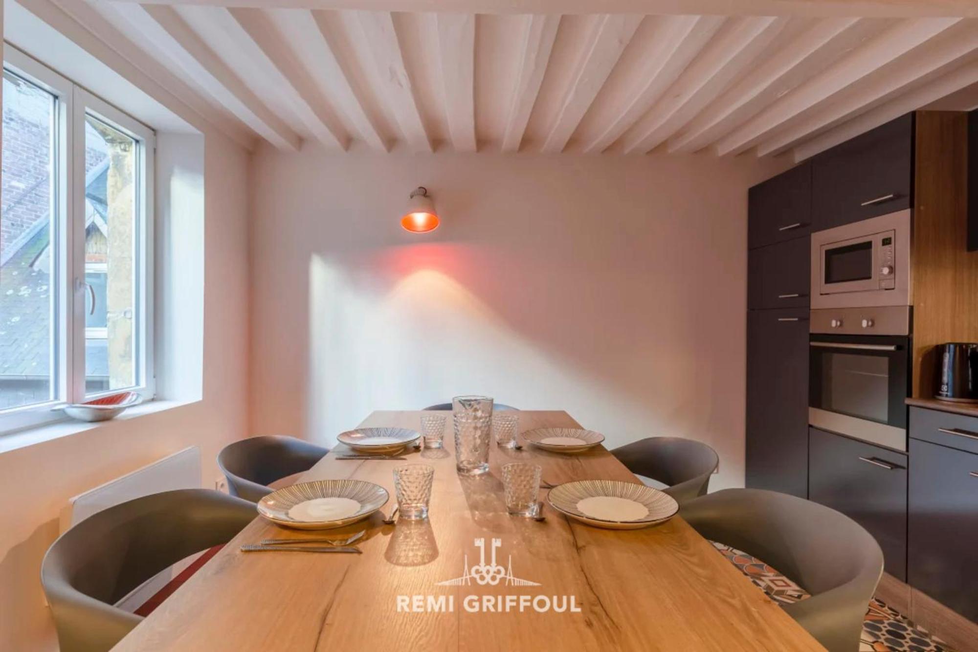Апартаменты Le Reve D'Alice Charming Duplex 80 M 4 People Heart Of Онфлёр Экстерьер фото